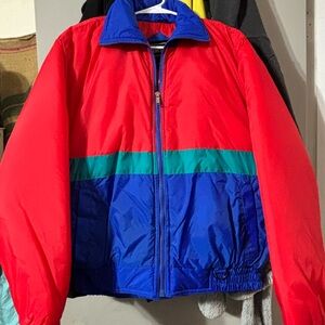 Cortina Red and Blue Jacket